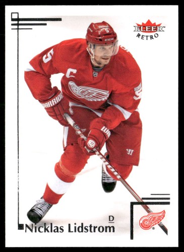2012 Fleer Retro Nicklas Lidstrom #70 card