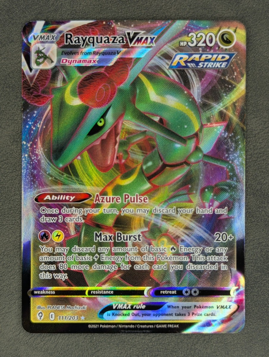 Rayquaza VMAX 111/203 Pokémon TCG Ultra Rare SWSH07: Evolving