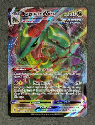 Rayquaza VMAX 111/203 Pokémon TCG Ultra Rare SWSH07: Evolving Skies Near Mint