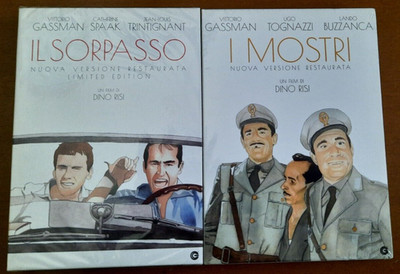 DIE MONSTER 1963 + DAS ÜBERHOLEN restaurierte Versionen von Dino Risi 2 DVDs versiegelt