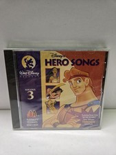 Disney's Hero Songs Volume 3 McDonalds CD 1996 Lion King, SEALED Cracked Case