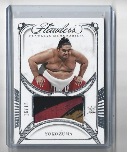 2024 Panini Flawless WWE #FM-YKZ Yokozuna Flawless Memorabilia #/15