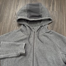 Gymshark Scuba Hoodie Jacket  Gray Full Zip L...