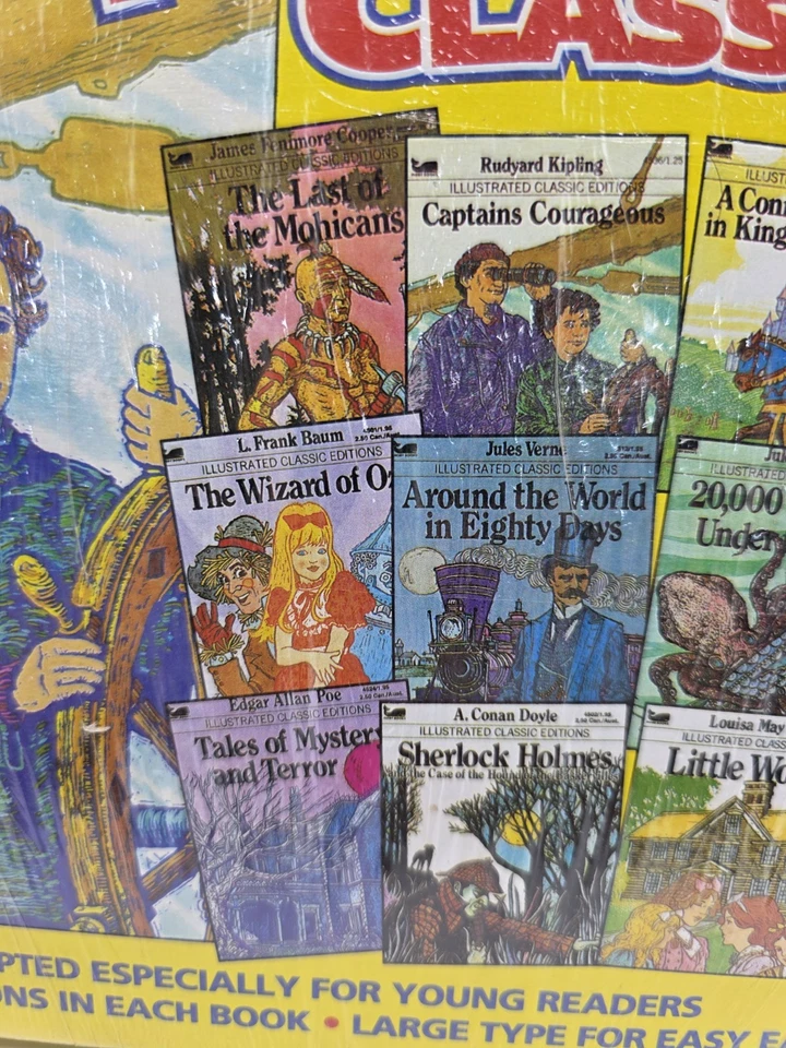 Young Readers Classics 12 Illustrated Books Large Print Great For Homeschooling - Image 2 of 4