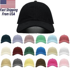 Solid Plain Baseball Cap Trucker Camo Blank Hat Ball Men Women Adjustable VC