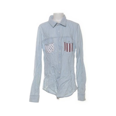 Troy Smith, Jeanshemd, Größe: 176, Blau/Weiß/Rot, Baumwolle, Denim, Mädchen #Hvr