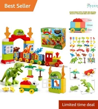 Dinosaur Building Blocks Toys Jurassic Theme Kids Toddler Preschool Gift