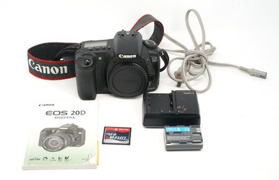 Canon EOS 20D DSLR Camera Body w/ Accessories