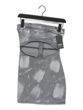 EGO Bodycon Mini Dress UK6 in Grey