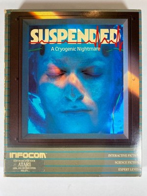 RARE Infocom Suspended Atari 800 XL XE Complete CIB Feelies Book Box Sci-Fi IF