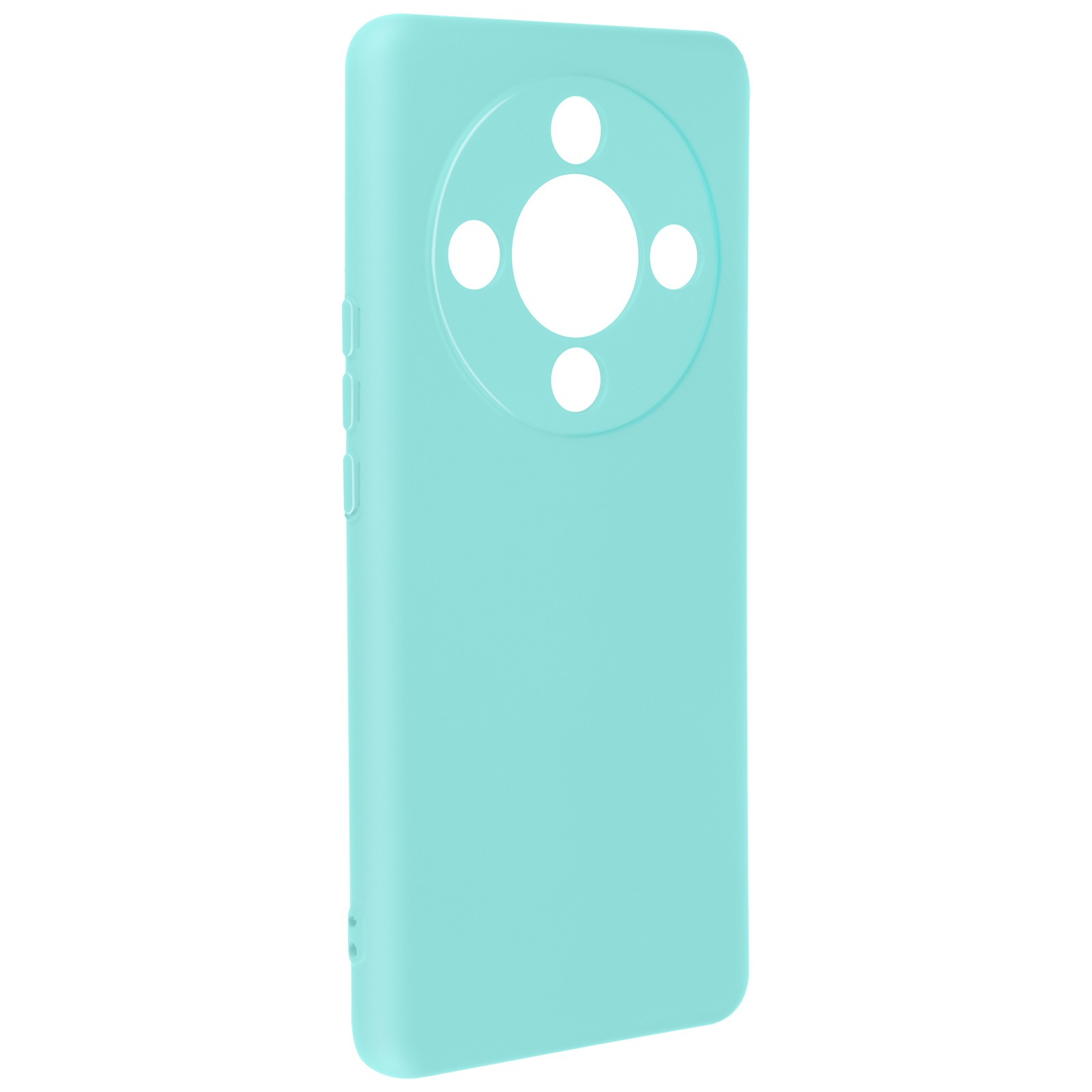Coque Honor Magic 6 Lite 5G silicone semi-rigide coque de protection turquoise