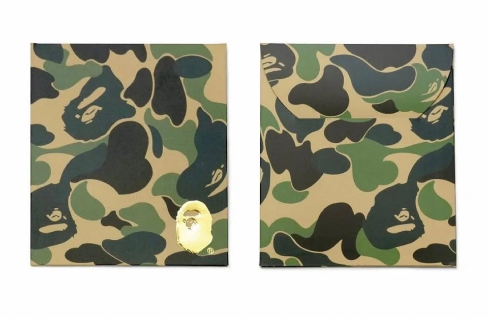 BAPE A Bathing Ape JUEGO DE PAQUETES VERDE CAMUFLAJE ROJO 10 piezas Lai Ver SOBRE JAPÓN Novela Foto 3 de 4