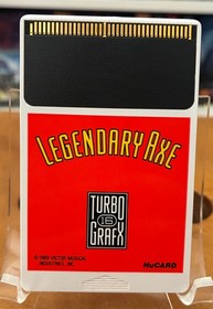 The Legendary Axe (TurboGrafx 16) Complete with Case and Manual