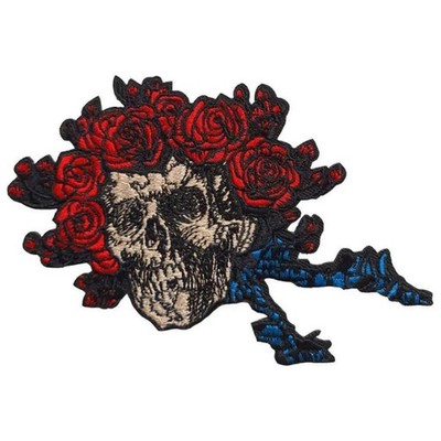 Grateful Dead Patch · Bertha Skull · Band Aufnäher · Offizieller Merch