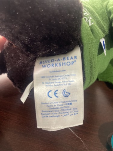 Build-A-Bear BAB 17" Stuffed Plush Dark Brown Bear w/Pete's Dragon Wings Hoodie - Picture 6 of 7