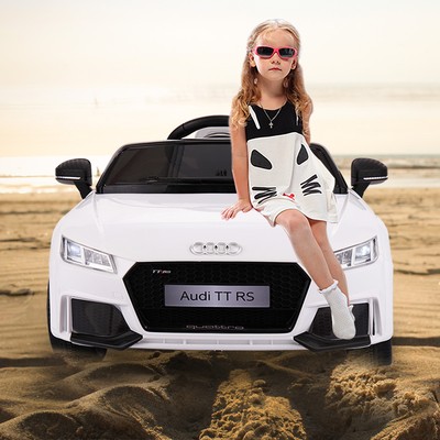 Audi TT Kids Ride On Car 12V Electric Licensed MP3 R/C Remote Control Black