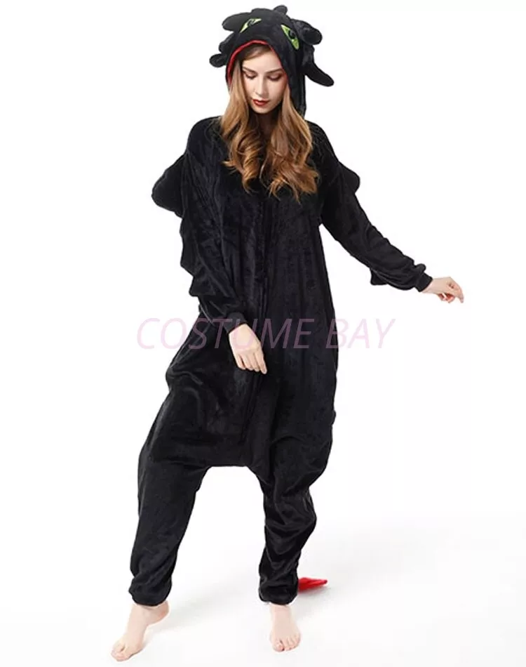 Toothless Dragon Jumpsuit Onesie Adult Kigurumi Cosplay Unisex