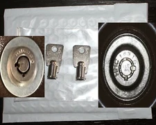 HMC13501 to HMC13750 2-NEW KEYS FOR Protex Gun Wall Safe Homak. Replacement KEY.