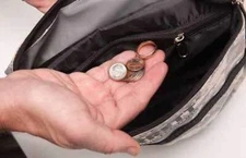 Garrett Camo Canvas Metal Detecting Finds Pouch with Belt