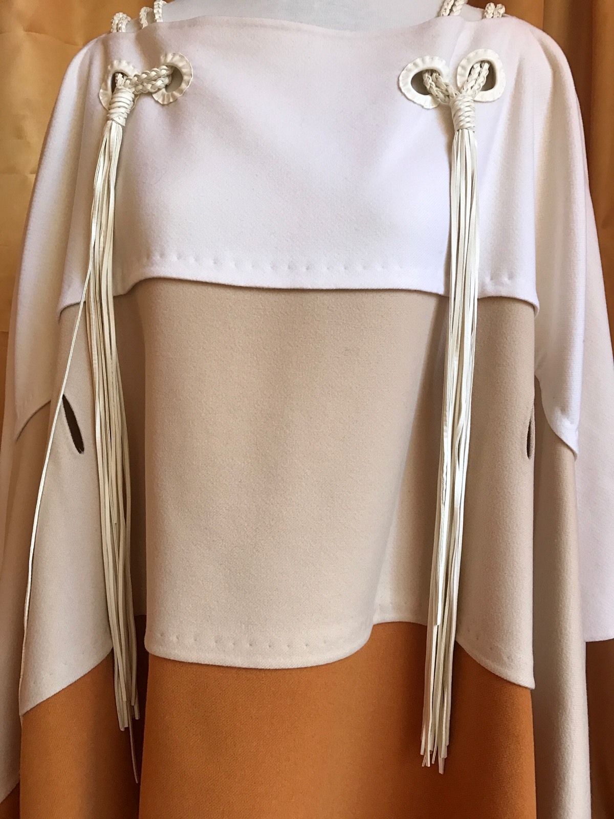 LOUIS VUITTON THICK CASHMERE JACKET CAPE PONCHO WITH LEATHER BELT – The  Paris Mademoiselle