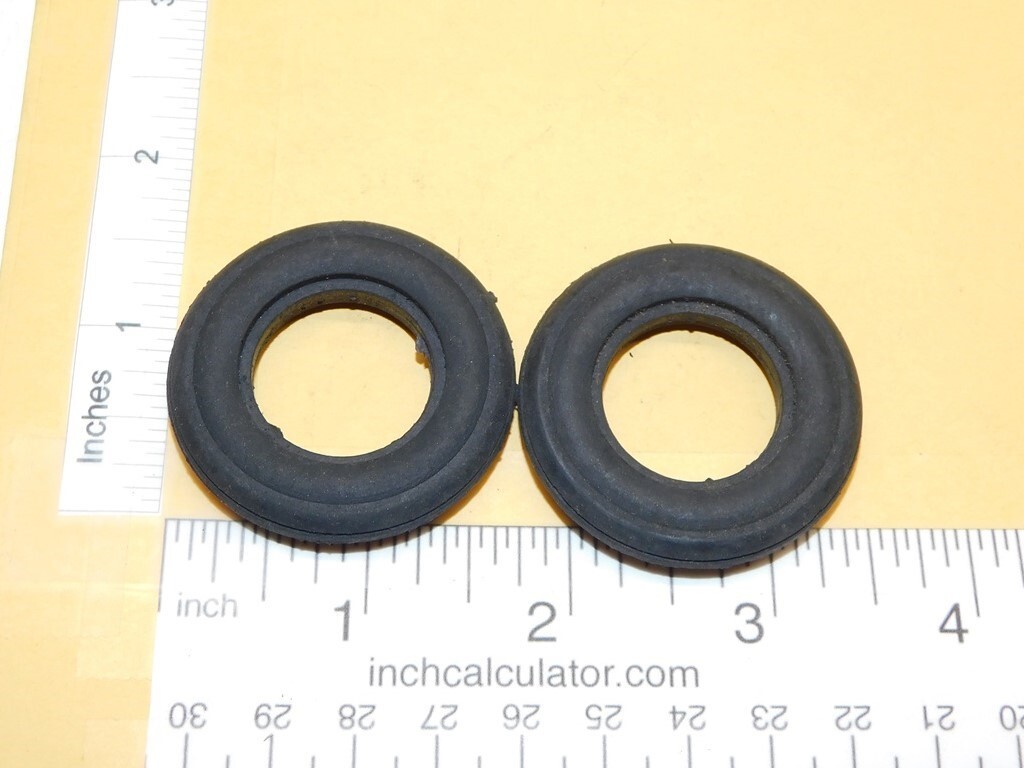 Pair Of Ertl Toy Tractor Rubber 1:16 Scale Tires Replacement Part ETP-028