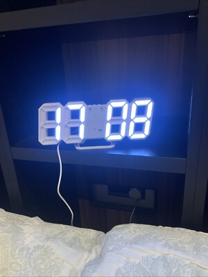 3D LED Digitaluhr
