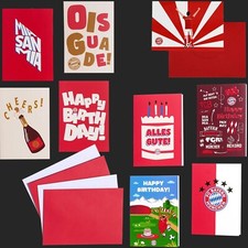 FC Bayern München Weihnachtsgrußkarte – Klappkarte Mit Umschlag, Perfekt Für Weihnachtsgrüße