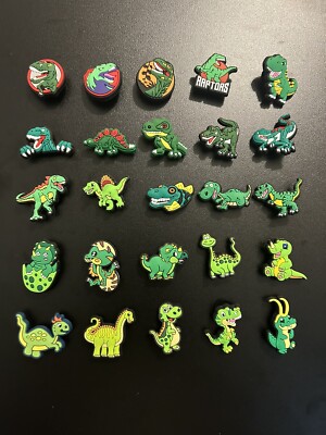 Dinosaur Croc Charms 25 Pieces