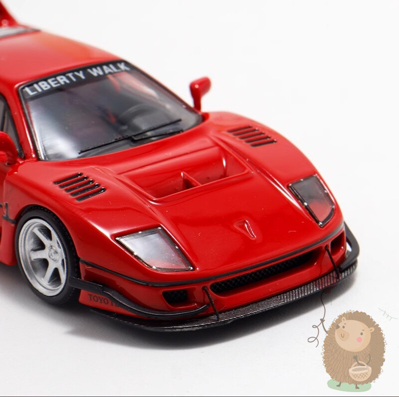 DM MODEL 1/64 F40 ミニカー LBWK DM MODEL 1/64 Ferrari F40 LBWK Modified Car Model Alloy