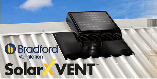 CSR Bradford Solar Powered Roof Vent 195m3 SOLARXVENT Ventilator Edmonds  RRP299 | eBay