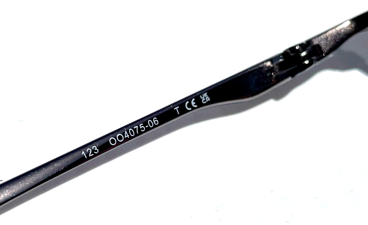Oakley SQUARE WIRE Titanium Silver w POLARIZED Galaxy Ruby Lens