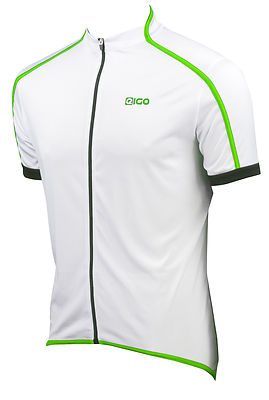 NEU EIGO ALL ROAD XC MTB FAHRRAD BIKE CYCLING KURZARM TRIKOT WEISS/GRÜN
