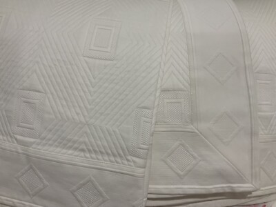 $280 Anichini by Quagliotti Italy New 1pc Euro Sham 100% Cotton White 26 x26 
