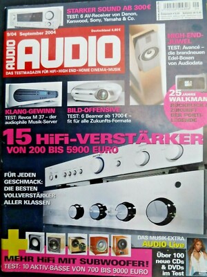 AUDIO 9/04 TEUFEL M 11000, TANNOY TS 10, NUBERT AW 1000,B&W ASW 750,PRIMARE I 20