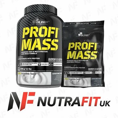 OLIMP PROFI MASS whey protein muscle gainer taurine MCT BCAA powder
