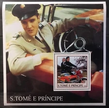 Sao Tome - Elvis Presley / US Rock and Roll star - Timbres- stamps - MNH** Del.5