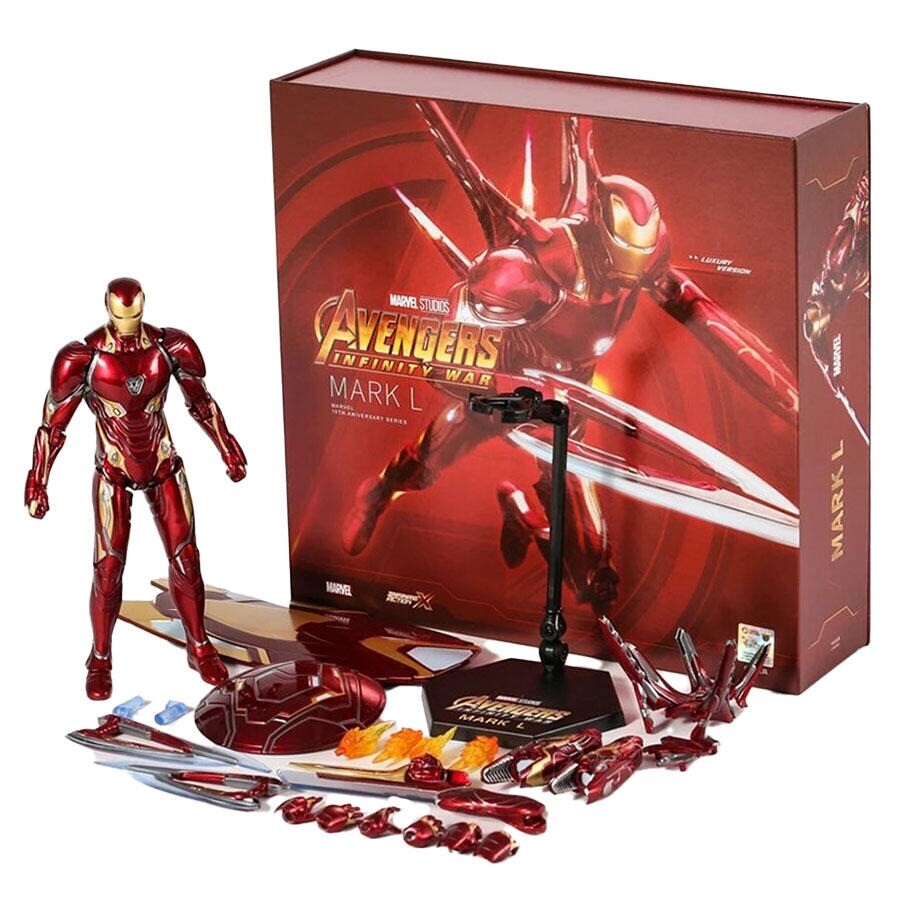 ZD Toys Marvel Avengers 7 inches Iron Man MK50 Figure Luxury