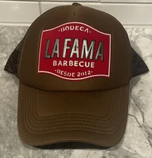 la fama bbq barbeque trucker hat Cap adult - Quick Ship -