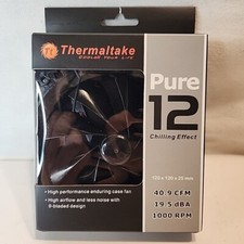 NEW - Thermaltake Pure 12 120mm Case Fan - 40.9 CFM 19.5 dBA 1000 RPM