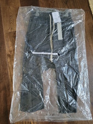 NWT Rick Owens Mainline Walrus SS17 Drop Crotch Cropped Drawstring