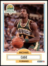 Michael Cage #176 1990-91 Fleer