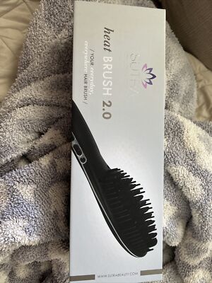 SUTRA Ionic Heat Brush ( Black ) - Silicone Tips, Far Infra-Red, Ion Technology