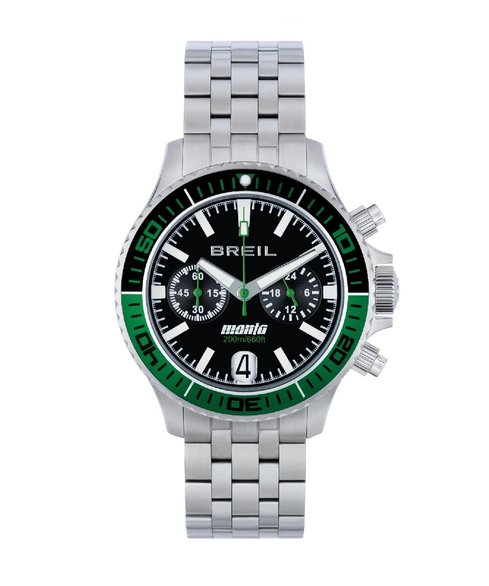Orologio SILVER GREEN MANTA P.R.O. TW2014 Breil Uomo