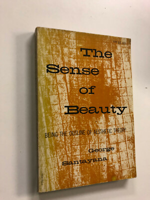 The Sense Of Beauty by George Santayana - Pub Dover - 1955 - Paperback Book