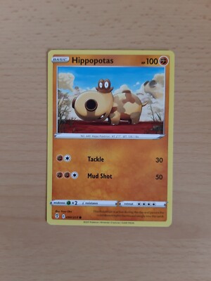 Pokemon Evolving Skies Hippopotas 084/203 | NM-M | English