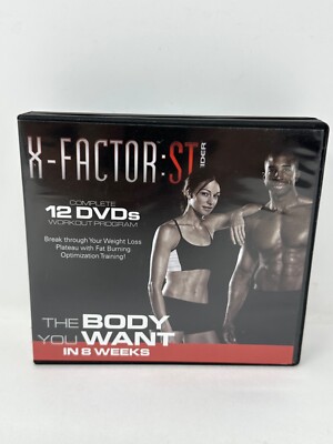 X-Factor: ST Weider - The Body You Want In 8 Weeks 12-Disc DVD Set Complete 2012