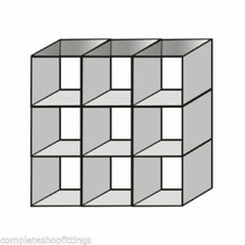 New Toughen Glass Cube Display Set Counter Top orFree standing Displays SIZE 9-A