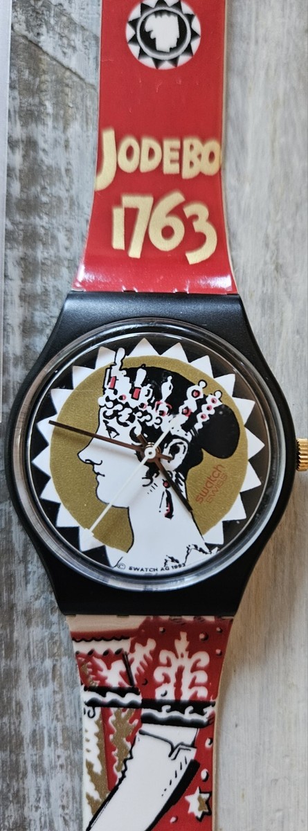 1994 SWATCH WATCH 1763 AIGLETTE JADEBO GB159 WITH PAPERS NEW IN 