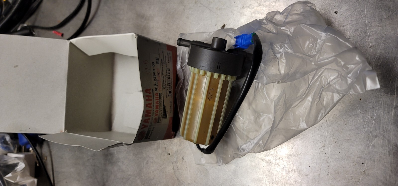 Yamaha Fuel Filter Housing Outboard 63p2456003 eBay