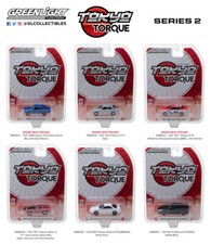 GREENLIGHT 1/64 TOKYO TORQUE SERIES 2 DATSUN BRE NISSAN IMPORT SET OF 6 29900 
